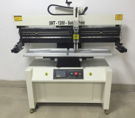 高精密型SMT半自动锡膏印刷机厂家直销可定做非标类